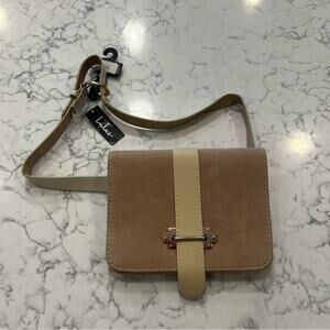 NWT Lulus Mariella Beige Belt Bag